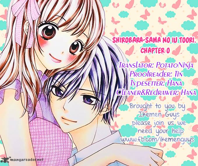 Shirobara Sama No Iu Toori 1 1