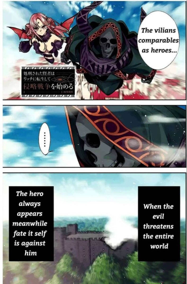 Shokei Sareta Kenja Wa Lich Ni Tensei Shite Shinryaku Sensou O Hajimeru 9 1