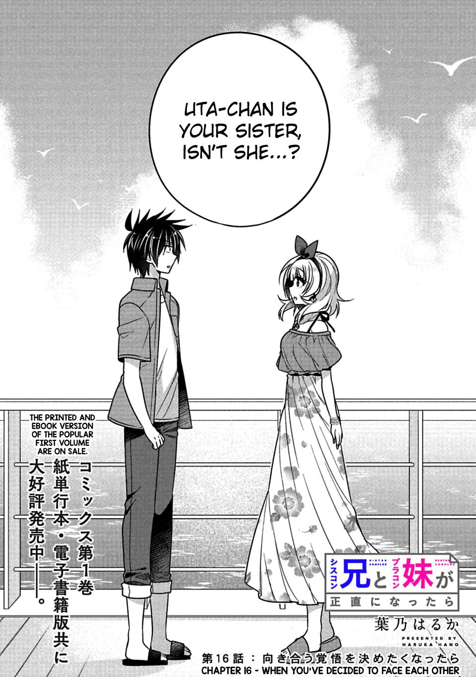 Siscon Ani To Brocon Imouto Ga Shoujiki Ni Nattara 16 2
