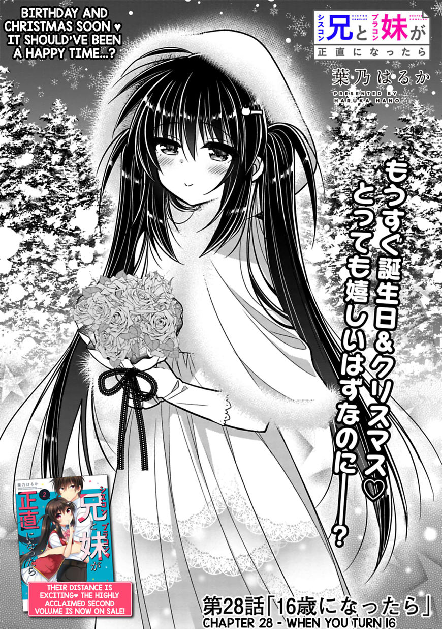 Siscon Ani To Brocon Imouto Ga Shoujiki Ni Nattara 28 2