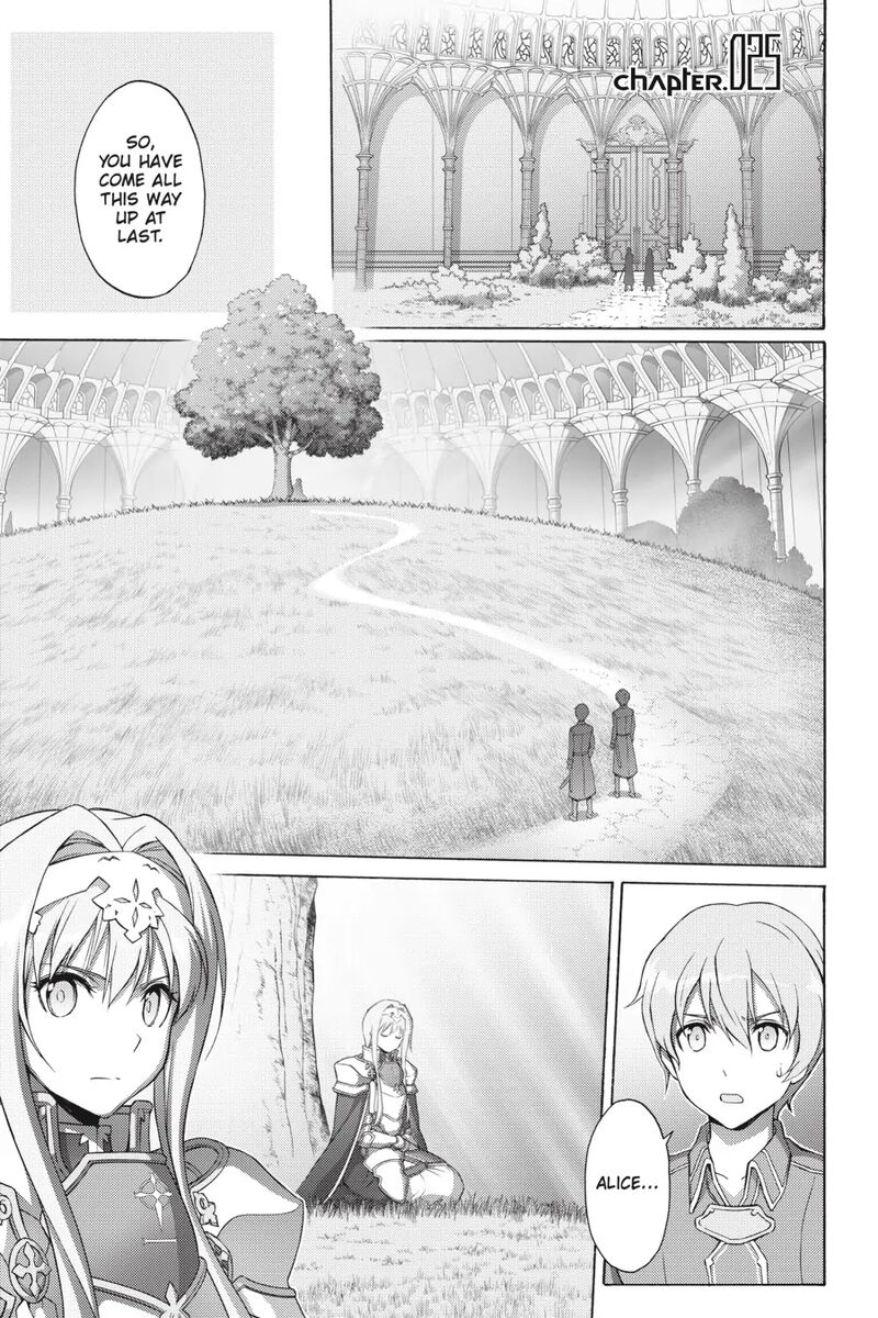 Sword Art Online Alicization 25 1