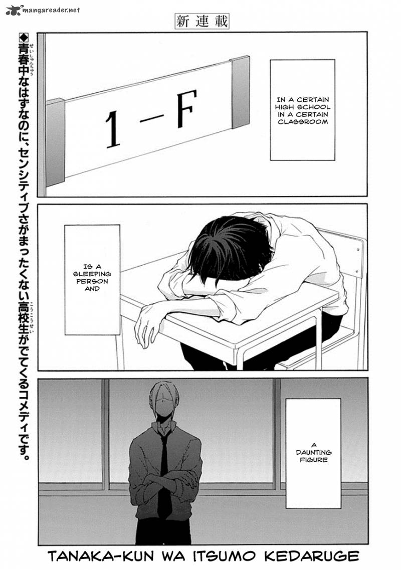 Tanaka Kun Wa Itsumo Kedaruge 1 1