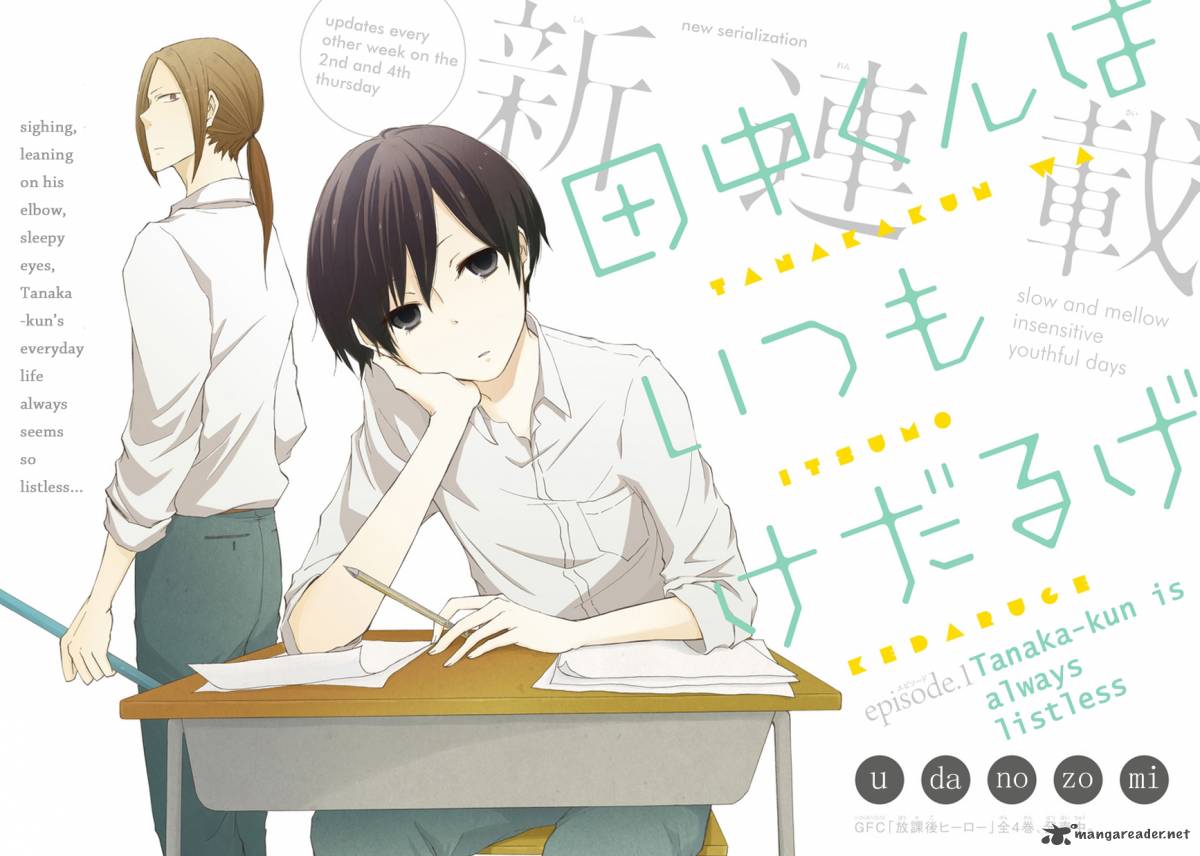 Tanaka Kun Wa Itsumo Kedaruge 1 2
