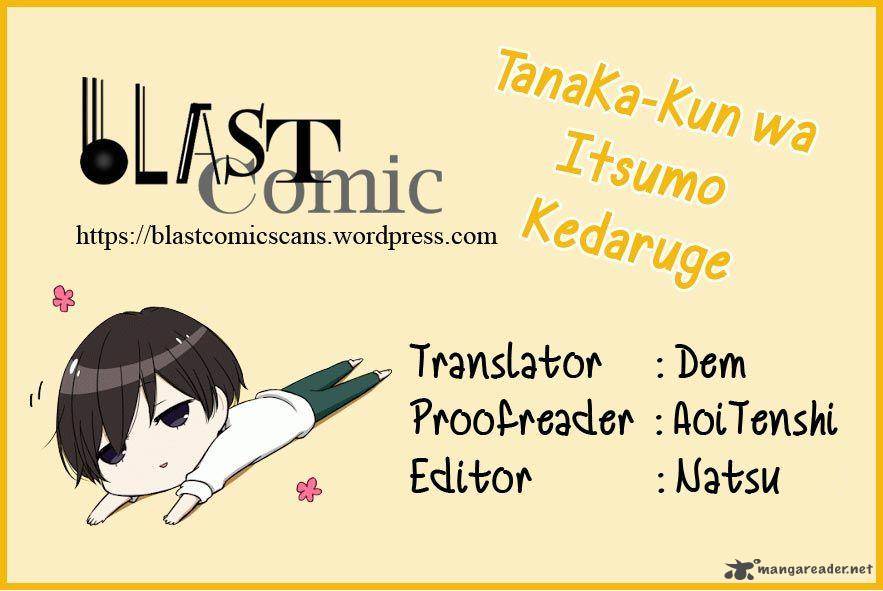 Tanaka Kun Wa Itsumo Kedaruge 11 1