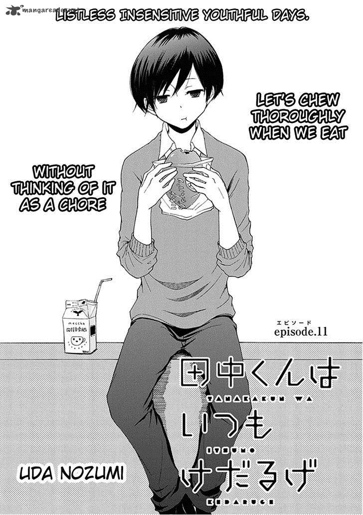 Tanaka Kun Wa Itsumo Kedaruge 11 2