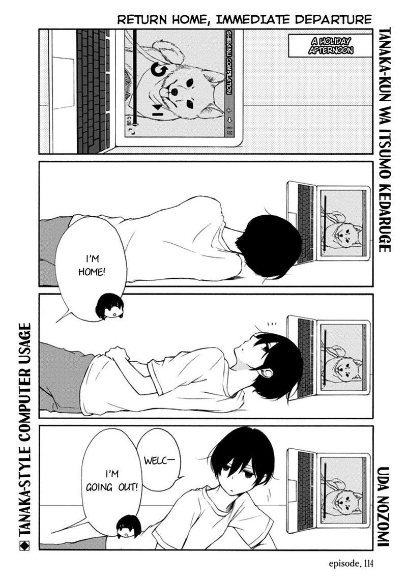 Tanaka Kun Wa Itsumo Kedaruge 114 1