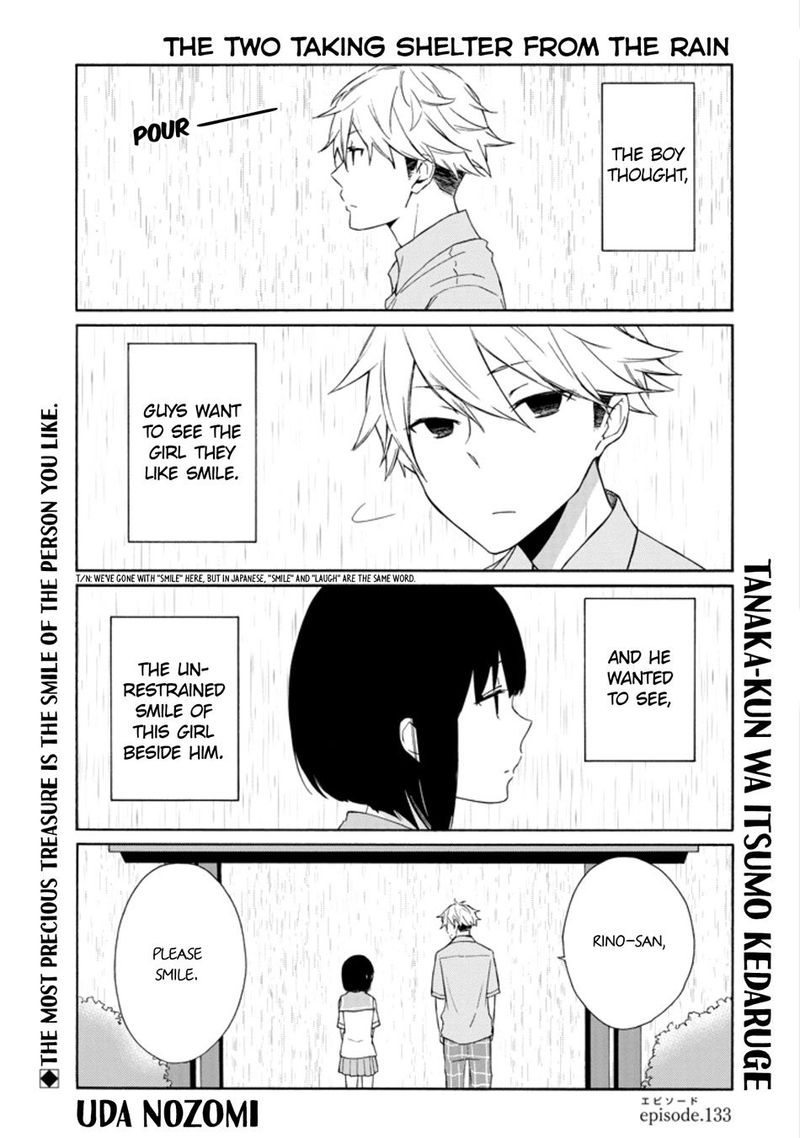 Tanaka Kun Wa Itsumo Kedaruge 133 1