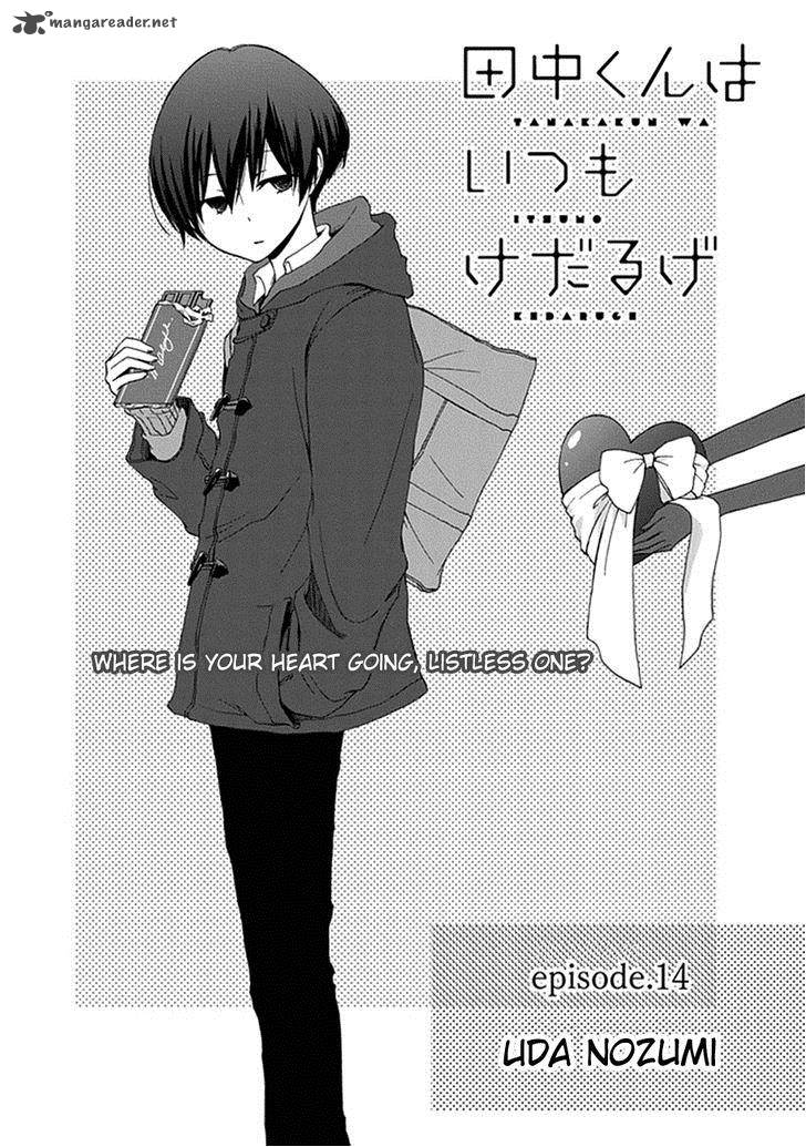 Tanaka Kun Wa Itsumo Kedaruge 14 2