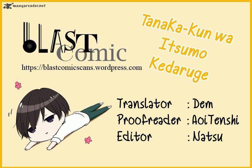 Tanaka Kun Wa Itsumo Kedaruge 17 1