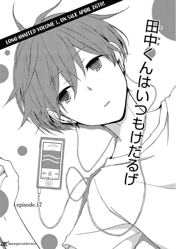 Tanaka Kun Wa Itsumo Kedaruge 17 2