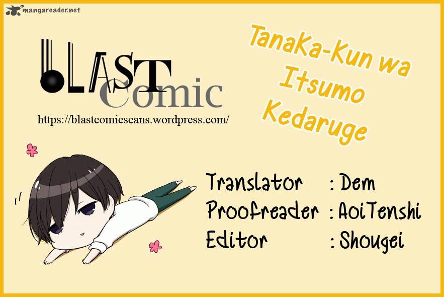 Tanaka Kun Wa Itsumo Kedaruge 24 1