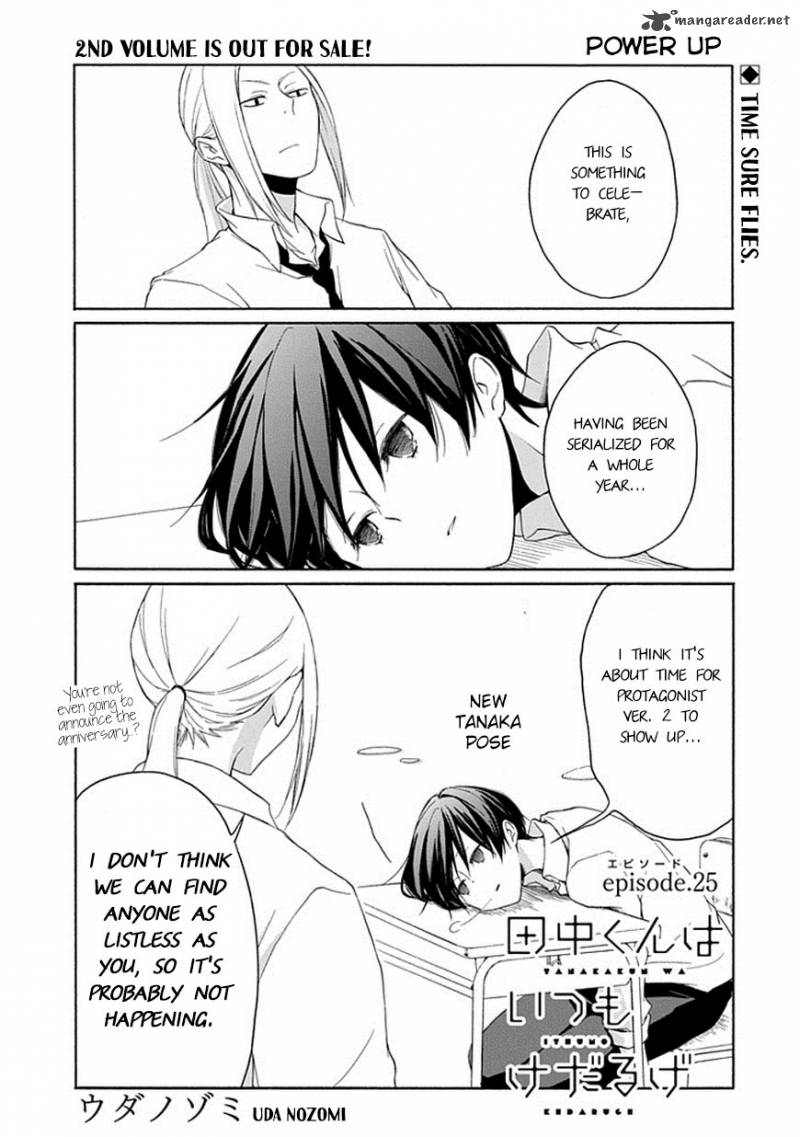 Tanaka Kun Wa Itsumo Kedaruge 25 2