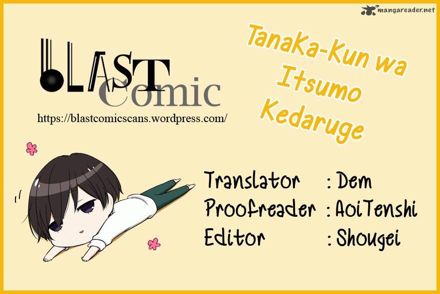 Tanaka Kun Wa Itsumo Kedaruge 28 1