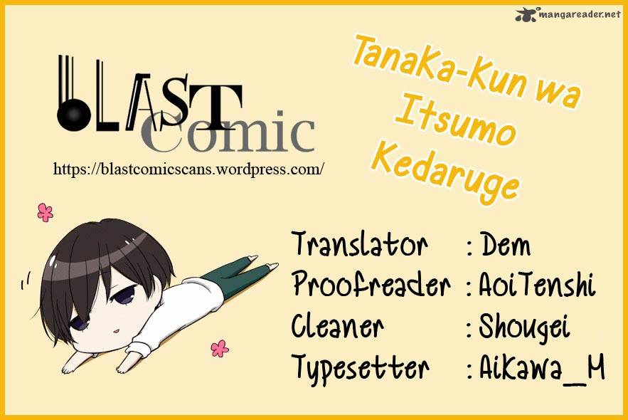 Tanaka Kun Wa Itsumo Kedaruge 29 1