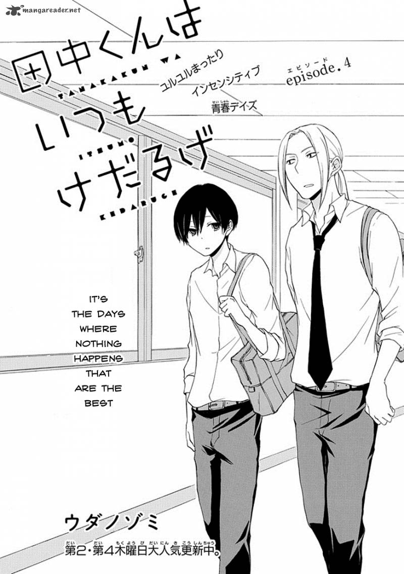 Tanaka Kun Wa Itsumo Kedaruge 4 2