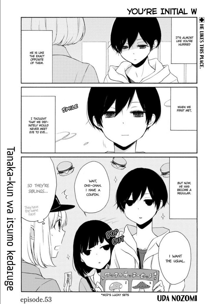 Tanaka Kun Wa Itsumo Kedaruge 53 2
