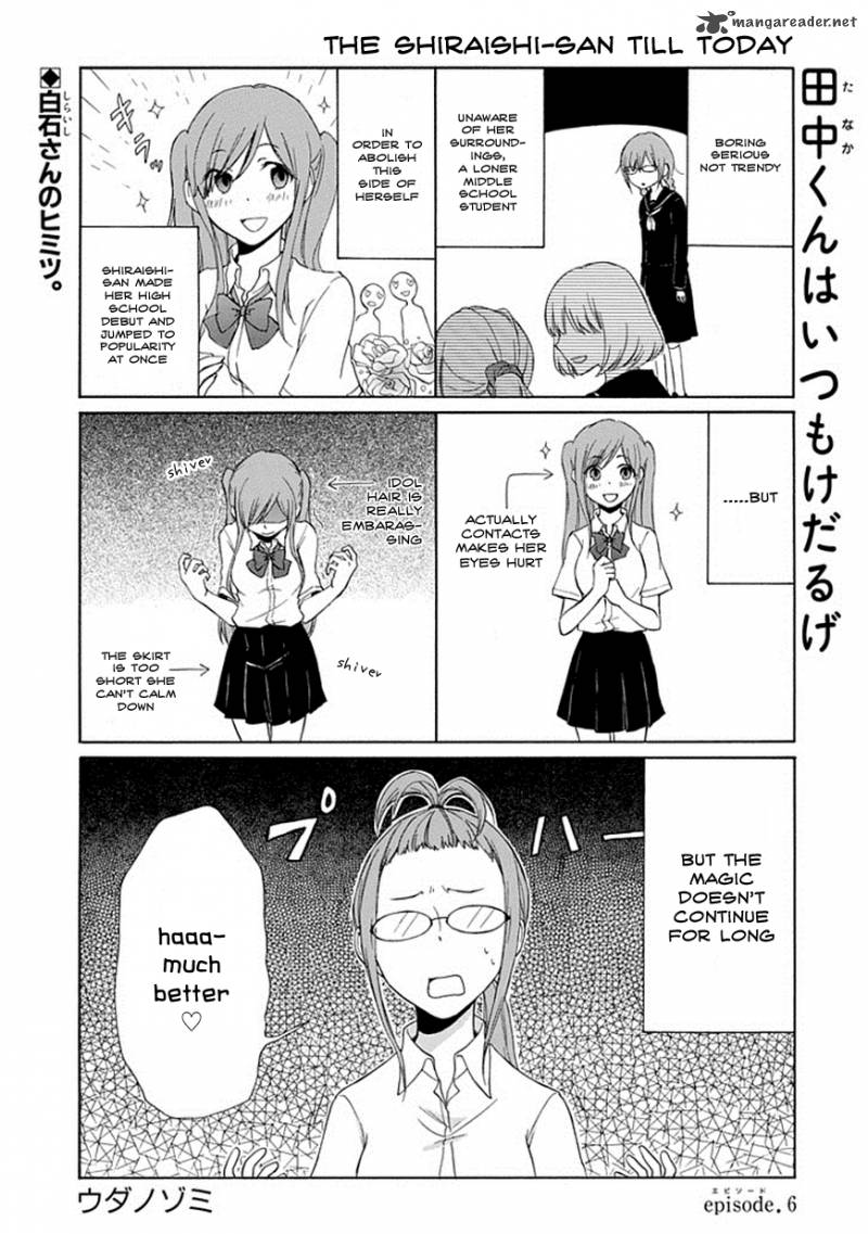 Tanaka Kun Wa Itsumo Kedaruge 6 1