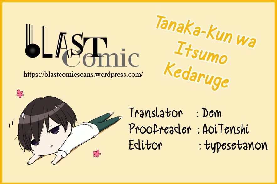 Tanaka Kun Wa Itsumo Kedaruge 60 1