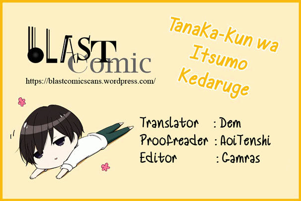 Tanaka Kun Wa Itsumo Kedaruge 63 11