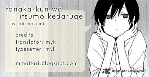 Tanaka Kun Wa Itsumo Kedaruge 8 17