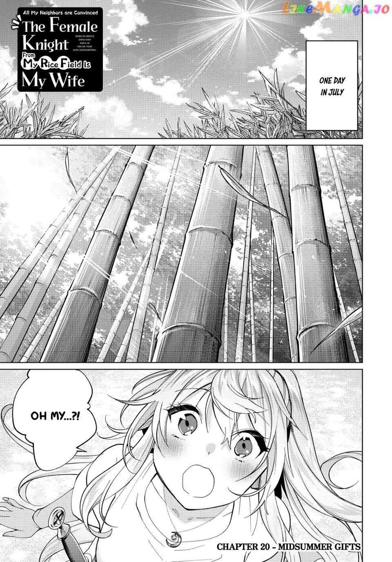 Tanbo De Hirotta Onna Kishi Inaka De Ore No Yome Da To Omowareteiru 20 1