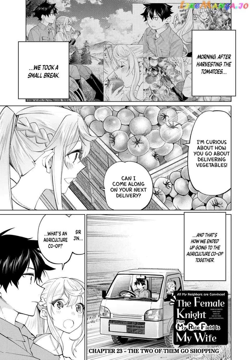 Tanbo De Hirotta Onna Kishi Inaka De Ore No Yome Da To Omowareteiru 23 1