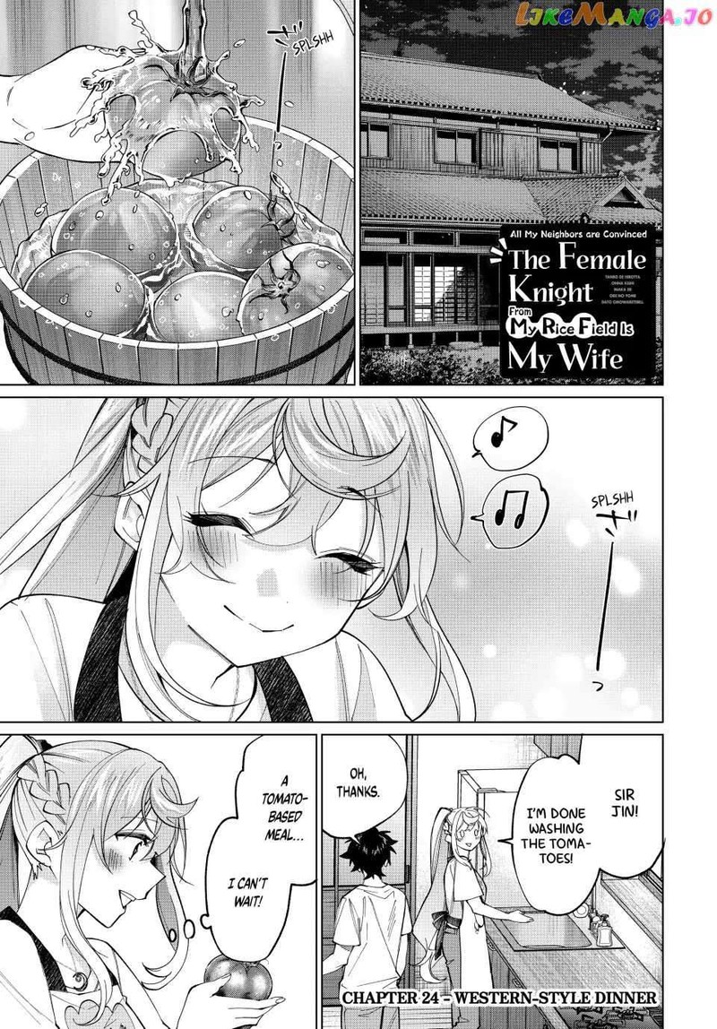 Tanbo De Hirotta Onna Kishi Inaka De Ore No Yome Da To Omowareteiru 24 1