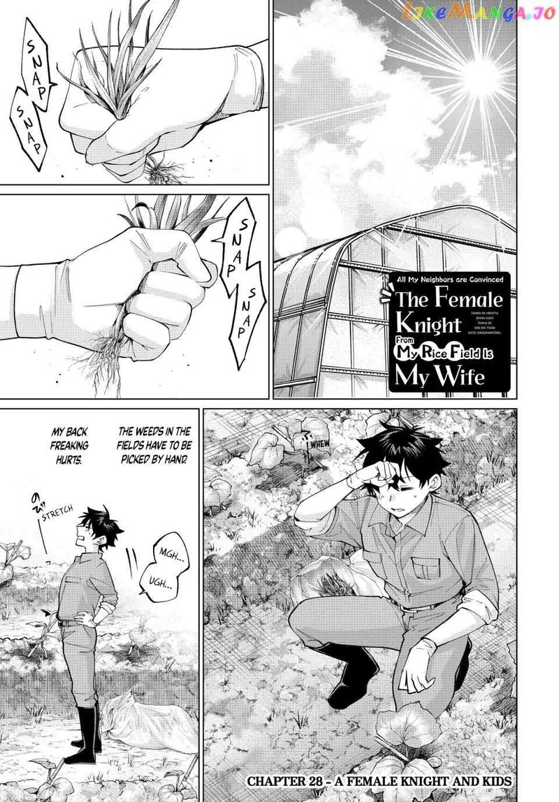 Tanbo De Hirotta Onna Kishi Inaka De Ore No Yome Da To Omowareteiru 28 1