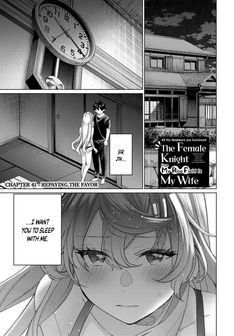 Tanbo De Hirotta Onna Kishi Inaka De Ore No Yome Da To Omowareteiru 41 1