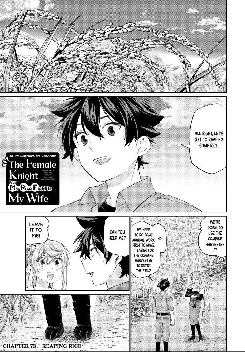 Tanbo De Hirotta Onna Kishi Inaka De Ore No Yome Da To Omowareteiru 73 1