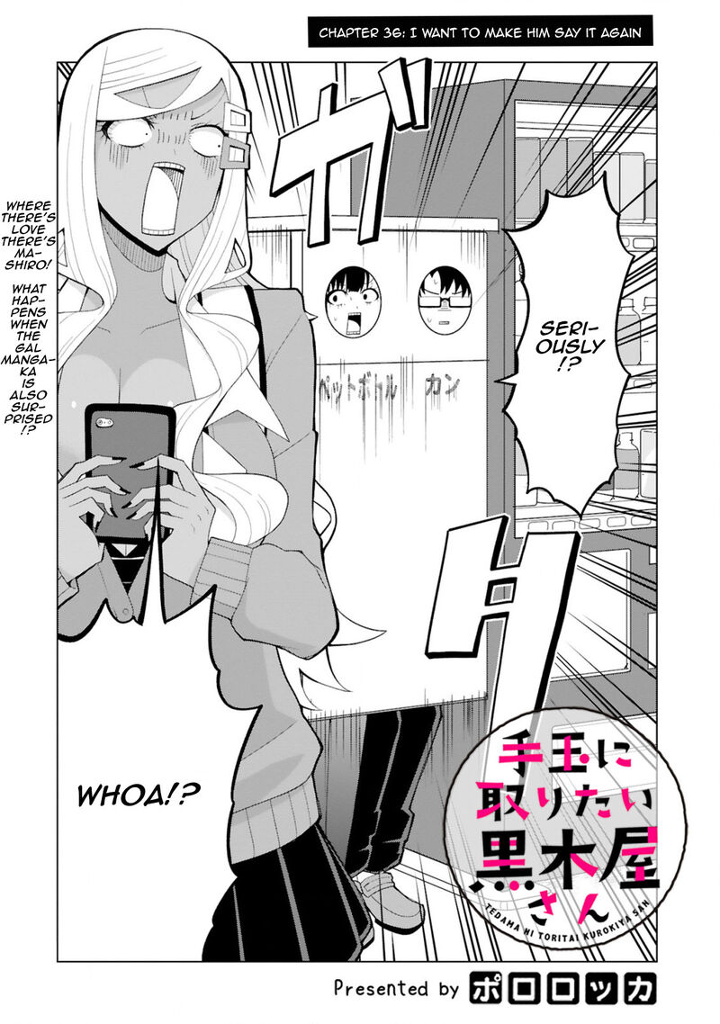 Tedama Ni Toritai Kurokiya San 36 2