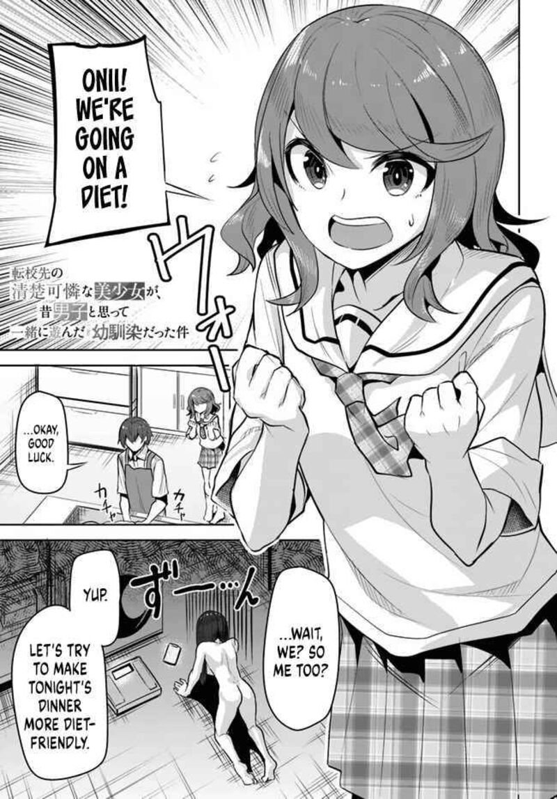 Tenkou Saki No Seiso Karen Na Bishoujo Ga Mukashi Danshi To Omotte Issho Ni Asonda Osananajimi Datta Ken 13 1