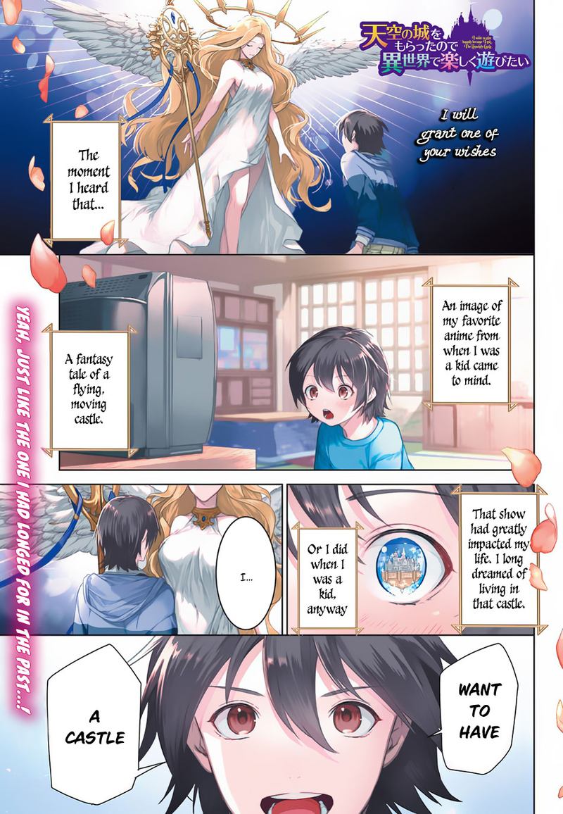 Tenkuu No Shiro O Moratta No De Isekai De Tanoshiku Asobitai 1 1
