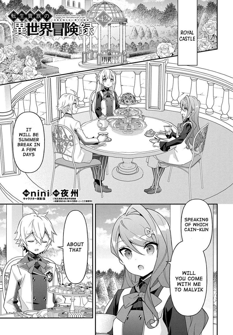 Tensei Kizoku No Isekai Boukenroku Jichou Wo Shiranai Kamigami No Shito 42 1