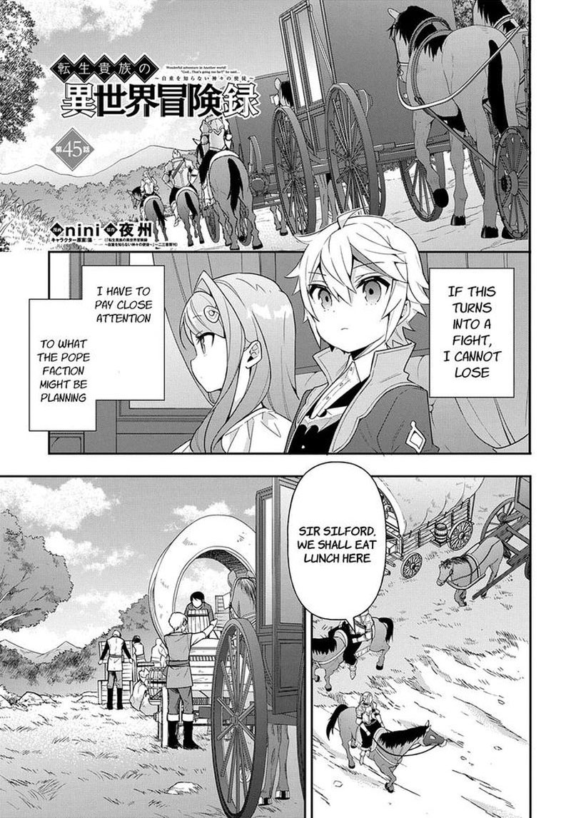Tensei Kizoku No Isekai Boukenroku Jichou Wo Shiranai Kamigami No Shito 45 1