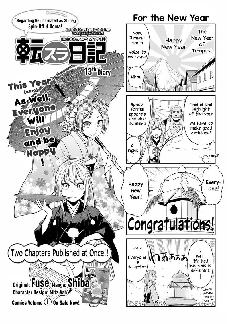 Tensura Nikki Tensei Shitara Slime Datta Ken 13 1