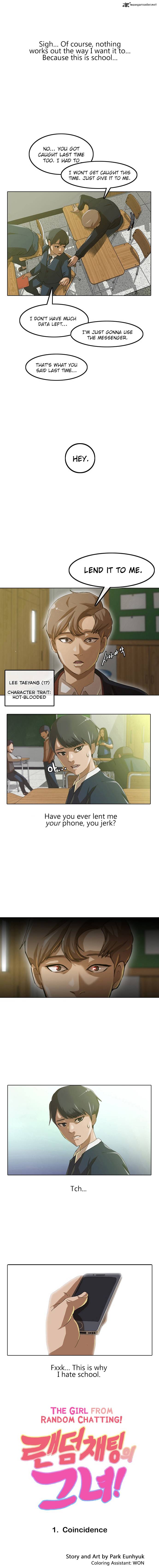 The Girl From Random Chatting 1 2