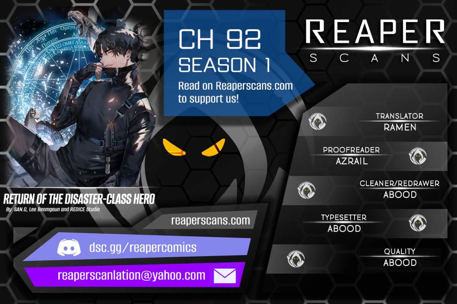 The Return Of The Disaster Class Hero 92 1
