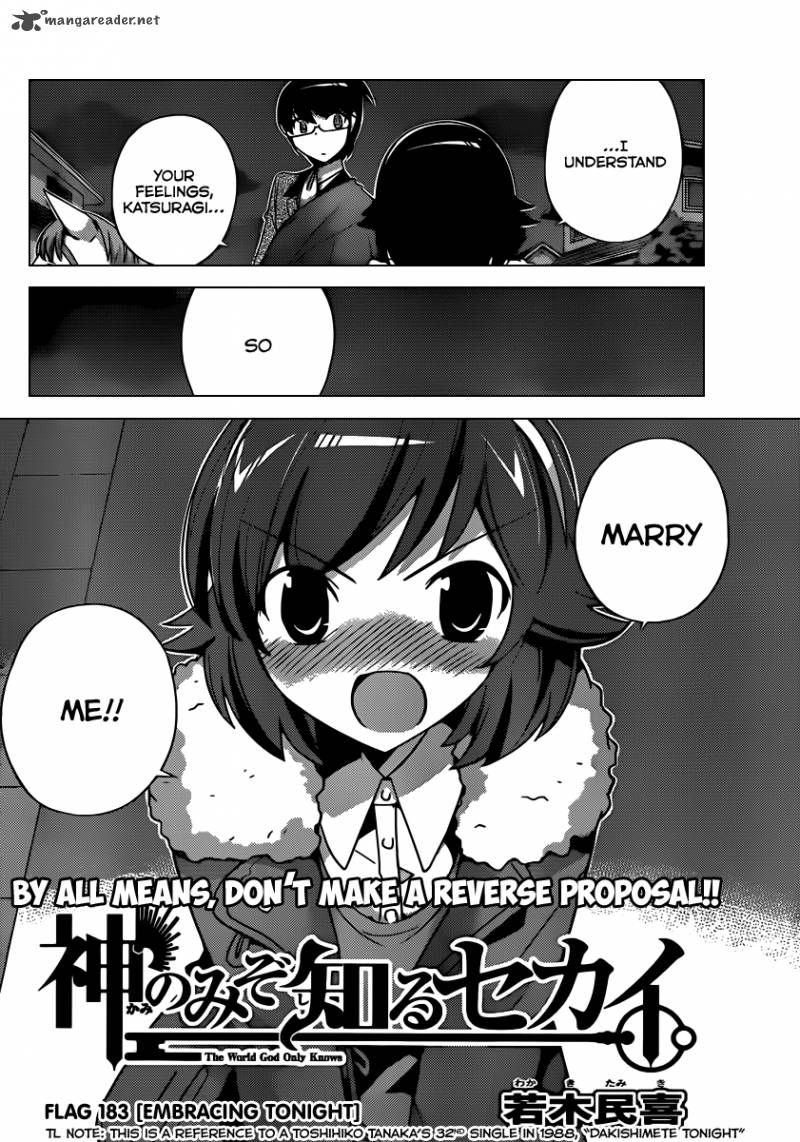 The World God Only Knows 183 3