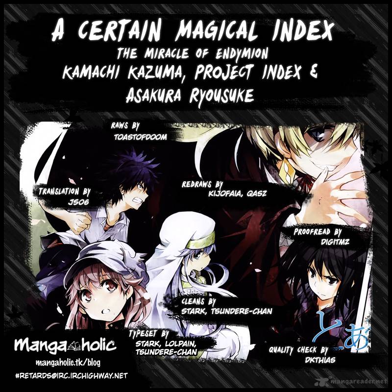 To Aru Majutsu No Kinsho Mokuroku Endymion No Kiseki 1 1