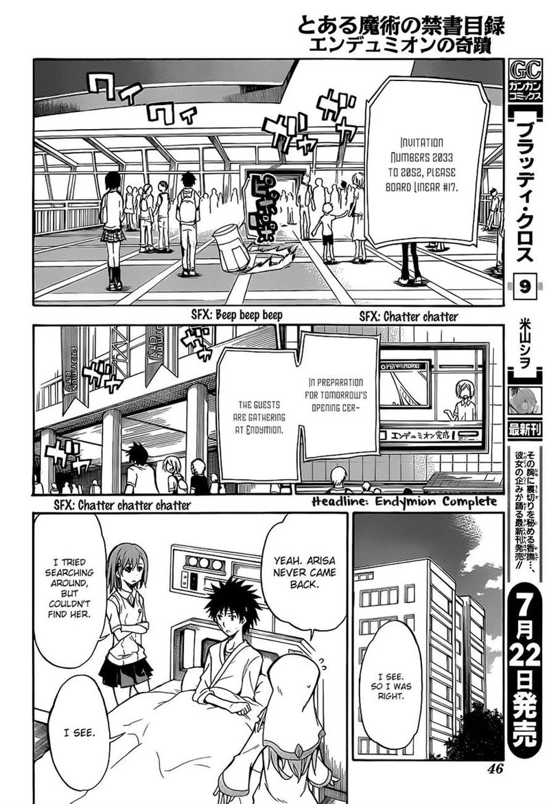 To Aru Majutsu No Kinsho Mokuroku Endymion No Kiseki 6 14