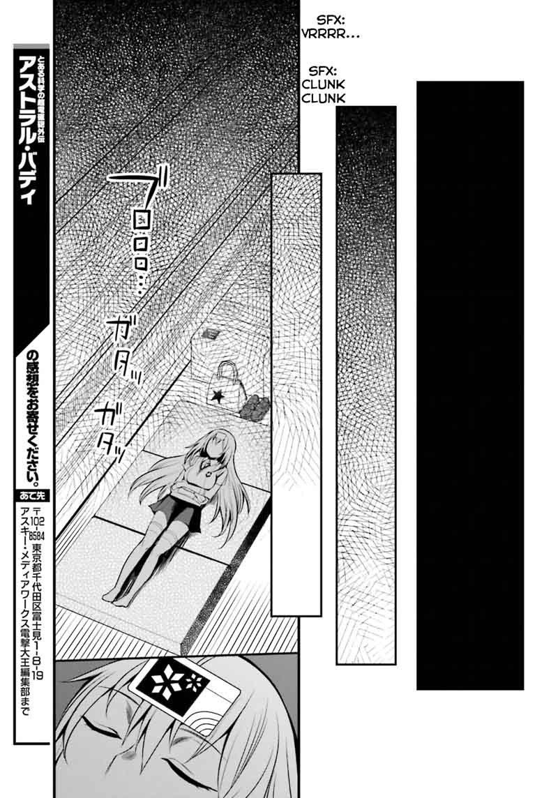 Toaru Kagaku No Railgun Gaiden Astral Body 7 22