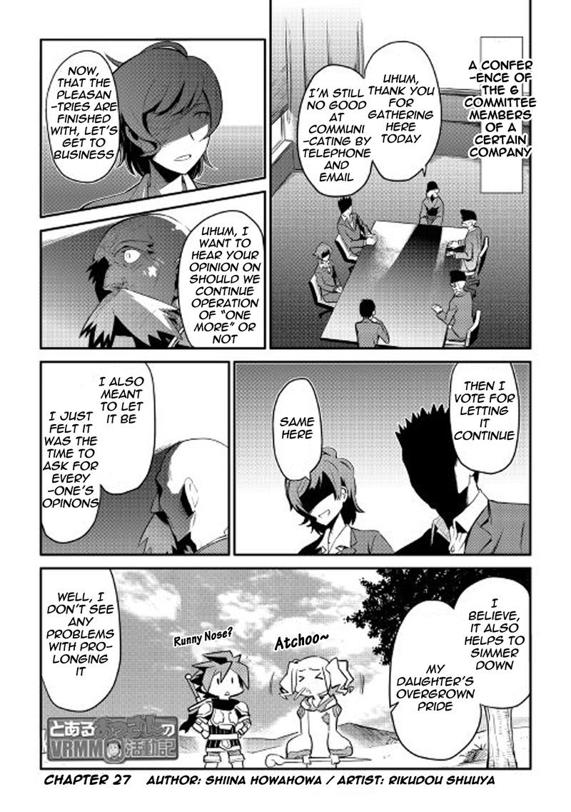 Toaru Ossan No Vrmmo Katsudouki 27 1