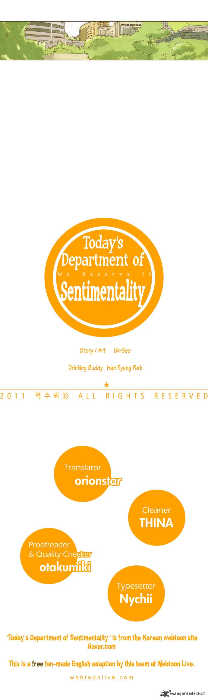 Todays Department Of Sentimentality 5 17