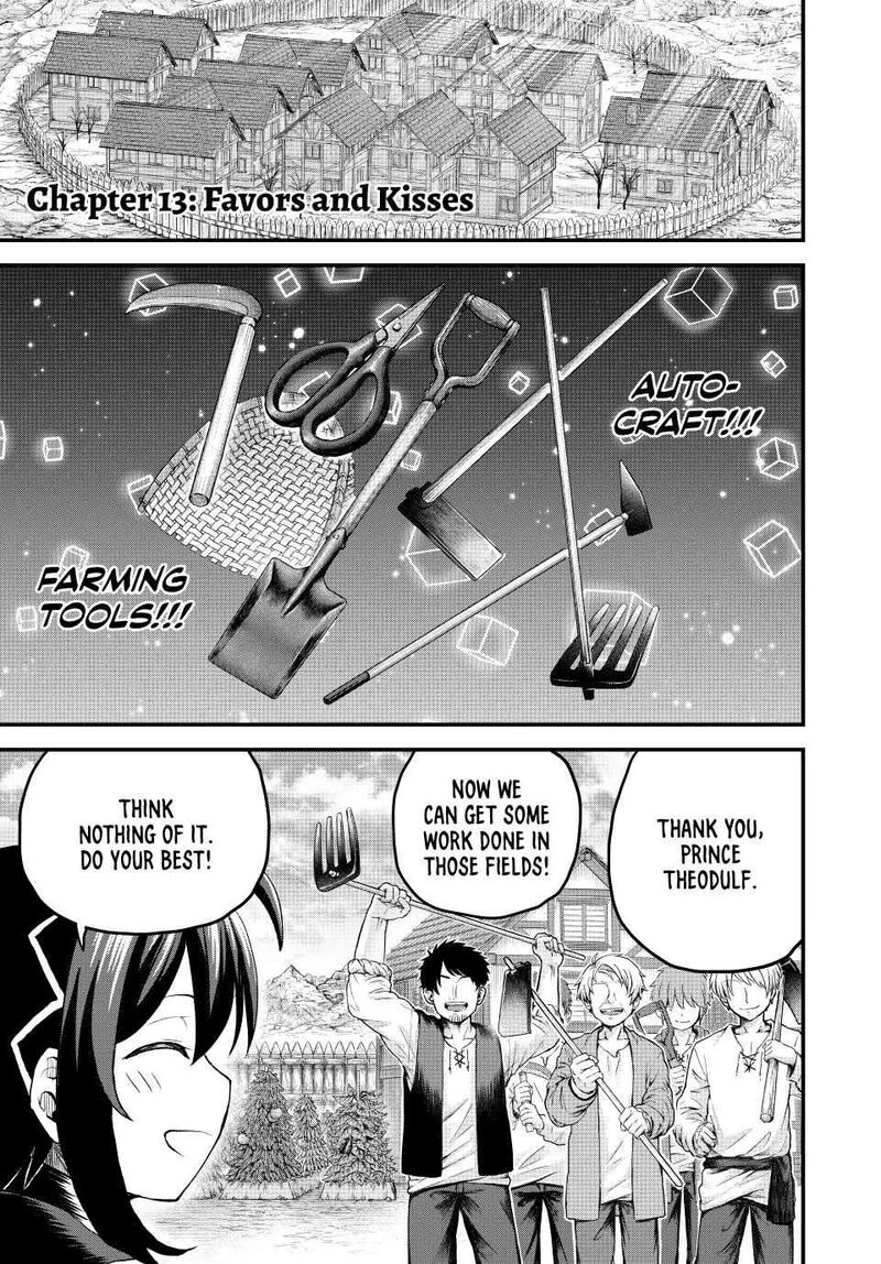 Tsuihou Sareta Tensei Ouji Auto Craft Skill De Ryouchi O Bakusoku De Kaitakushi Saikyou No Mura O Tsukutte Shimau Saikyou Crafting Skill De Hajimeru Rakuraku Ryouchi Kaitaku Slow Life 13 1