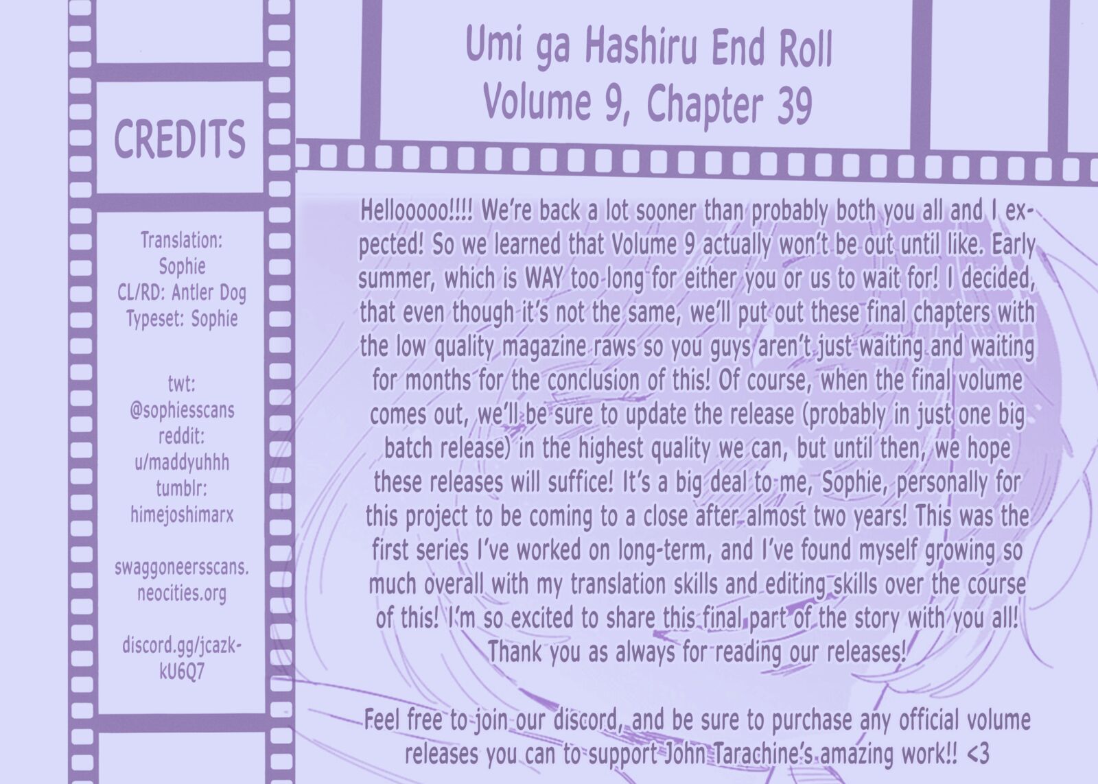 Umi Ga Hashiru End Roll 39 29