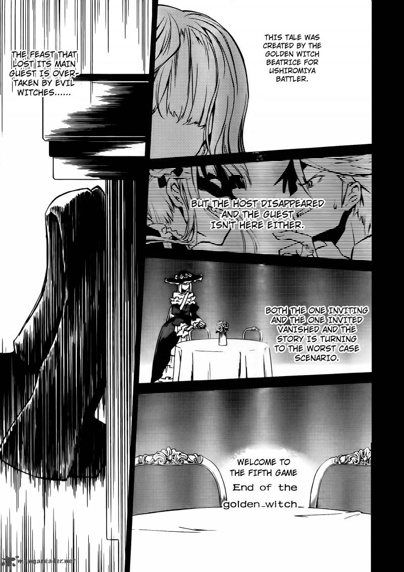 Umineko No Naku Koro Ni Chiru Episode 5 End Of The Golden Witch 11 31