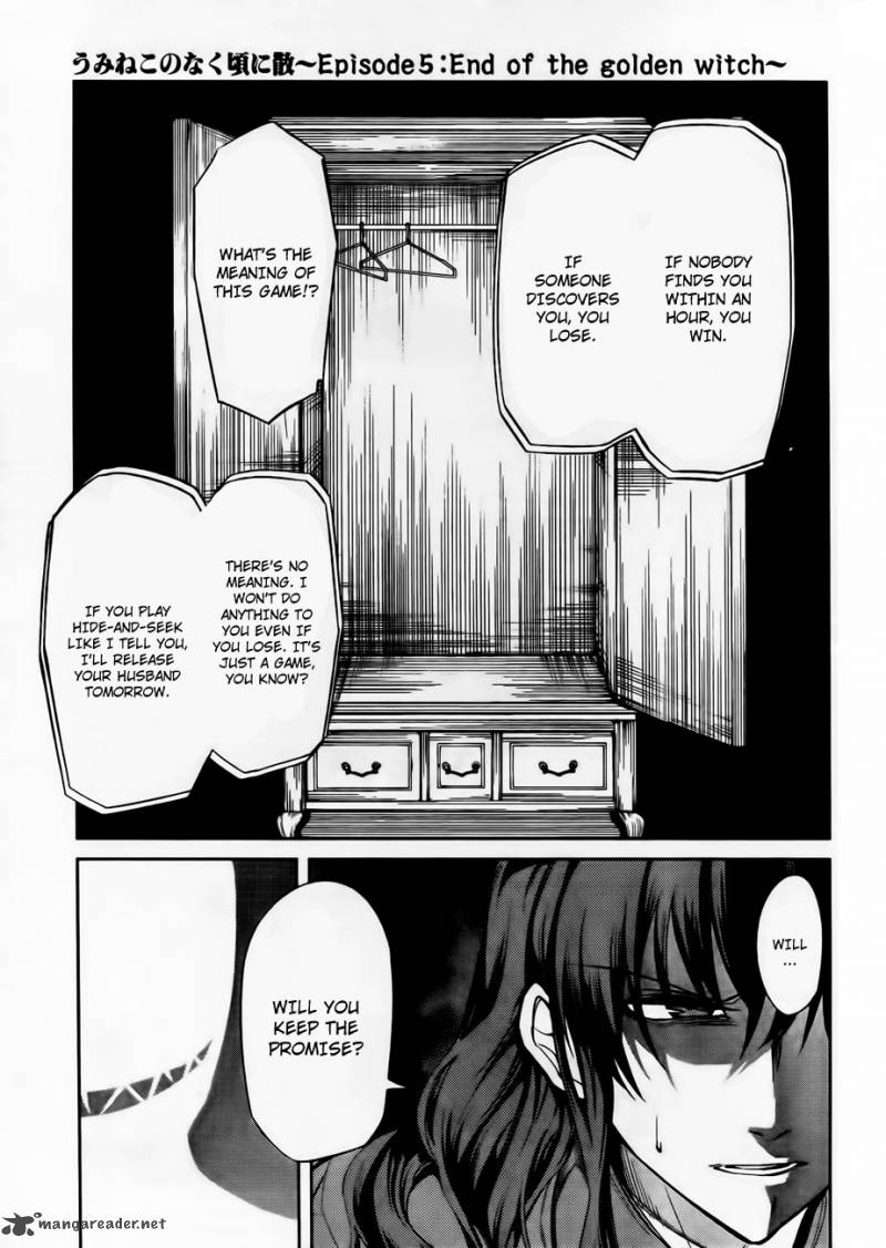 Umineko No Naku Koro Ni Chiru Episode 5 End Of The Golden Witch 12 22