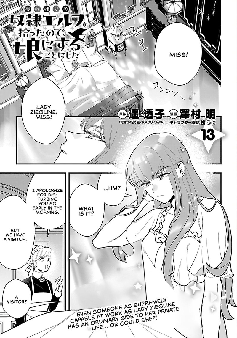 Urenokori No Dorei Elf Wo Hirotta No De Musume Ni Suru Koto Ni Shita 13a 1