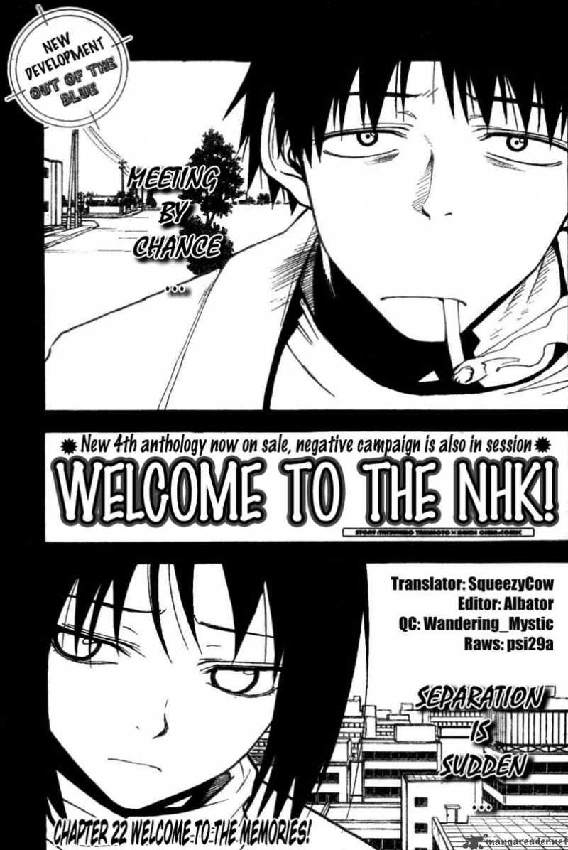 Welcome To The Nhk 22 1